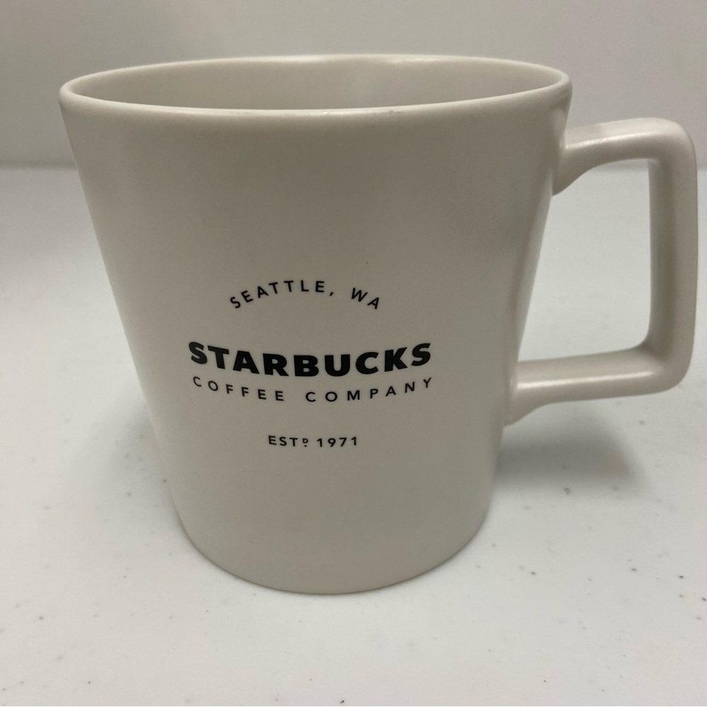 Starbucks 18oz Mug Off White Matte Finish Ceramic Coffee 2018
